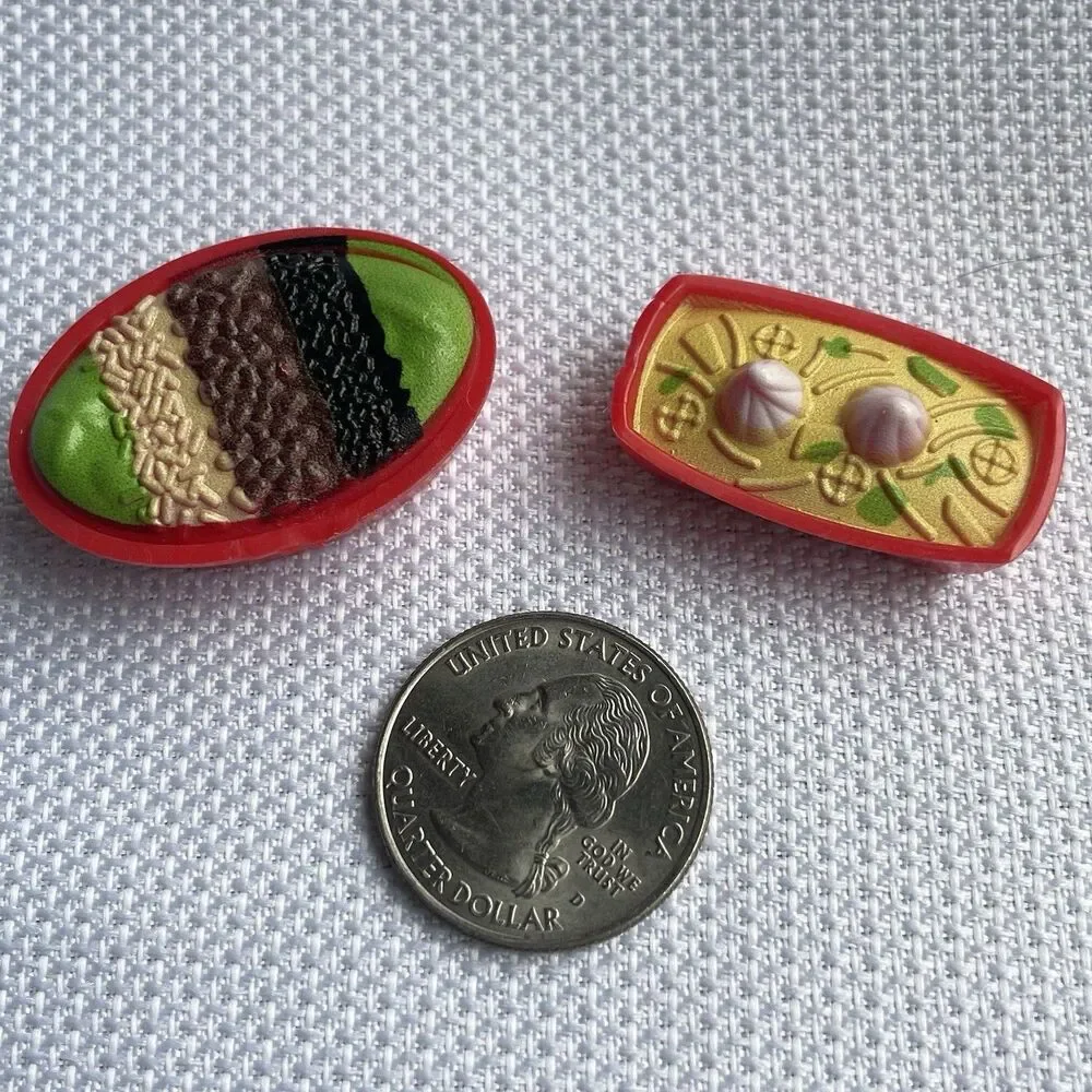 Miniature Plastic‎ Food Items Dollhouse Accessories Play Set 20+ Items